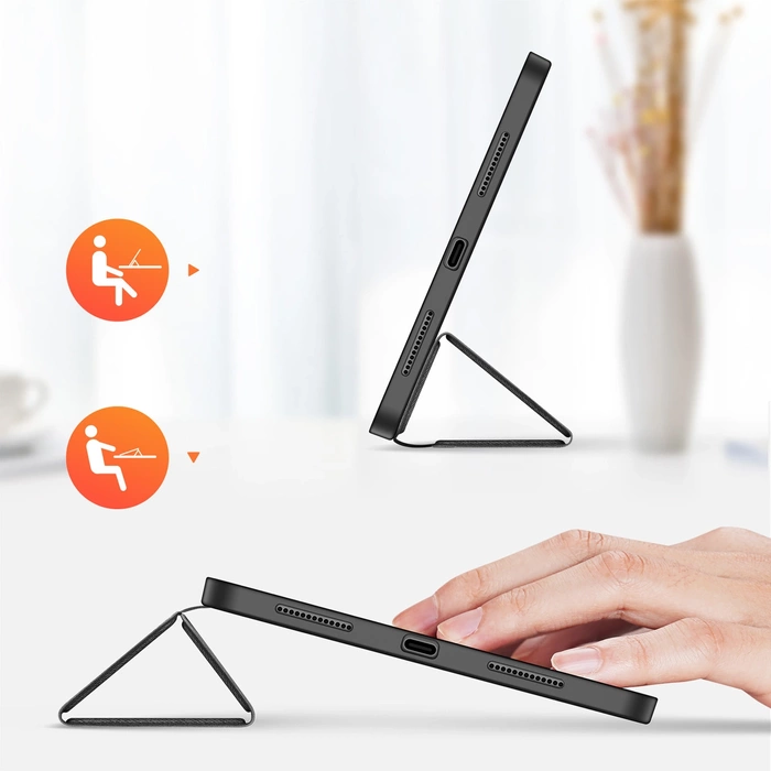 Etui Dux Ducis Domo z klapką i smart sleep na iPad Pro 11" 2024 - czarne