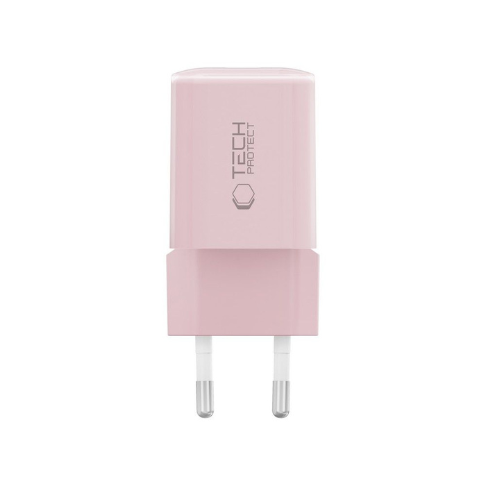 TECH-PROTECT NCM33W 2-PORT NETWORK CHARGER PD33W/QC3.0 BABY PINK