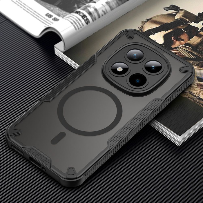 TECH-PROTECT RUGGED SHIELD MAGSAFE XIAOMI POCO M8 PRO / REDMI NOTE 15 PRO+ PLUS 5G MATTE BLACK