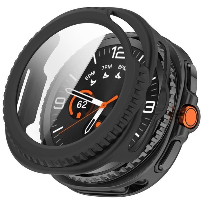 ETUI TECH-PROTECT SAMSUNG GALAXY WATCH 8 CLASSIC 46 MM DEFENSE CZARNE