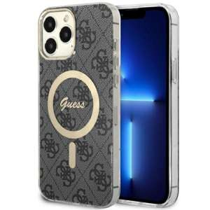 Etui Guess GUHMP13XH4STK iPhone 13 Pro Max 6.7" czarny/black hardcase 4G MagSafe Case