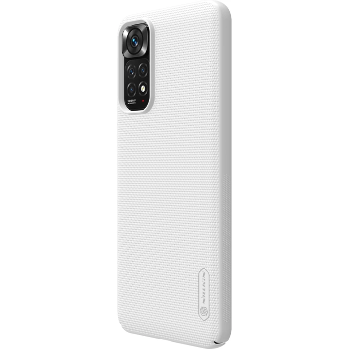 Nillkin Super Frosted Shield wzmocnione etui pokrowiec Xiaomi Redmi Note 11S / Note 11 biały