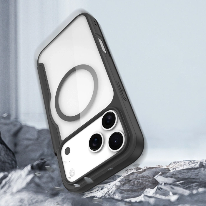 Etui Dux Ducis iPhone 17 Pro Max Skin X Pro z portfelem MagSafe Czarne