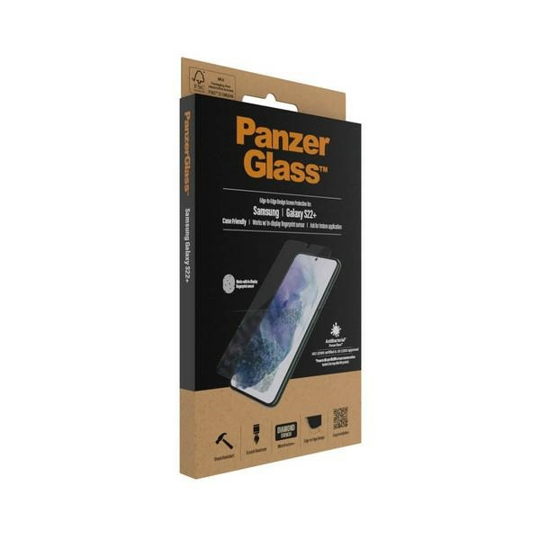 PanzerGlass E2E Microfracture Sam S22+ G906 Case Friendly AntiBacterial czarny/black 7294
