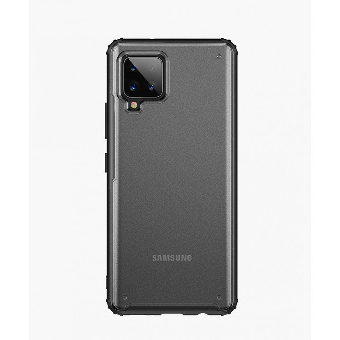 Etui TECH-PROTECT Galaxy A42 5G Hybridshell Frost Black Czarne Case
