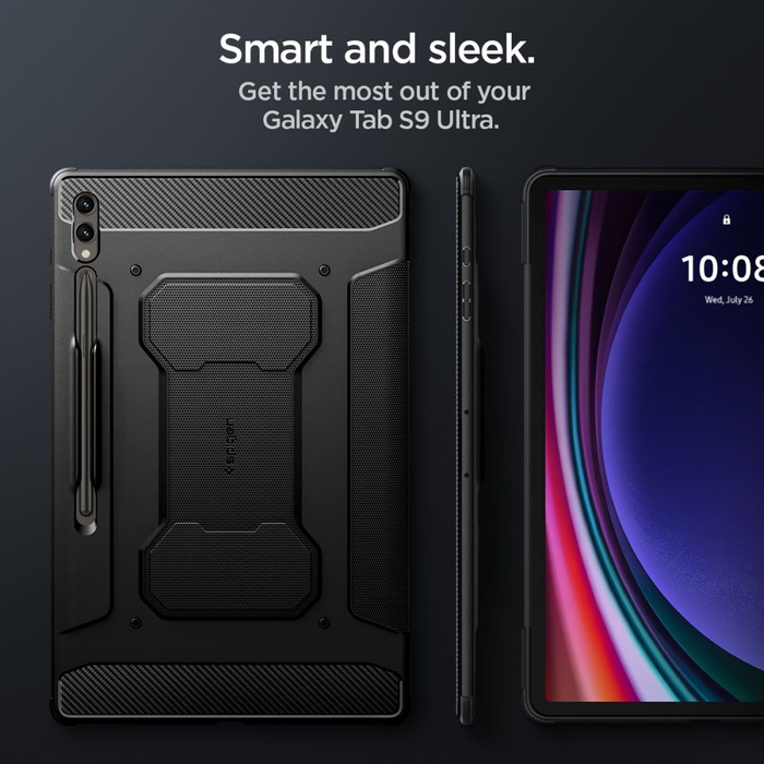 Etui Spigen Rugged Armor ”pro” Galaxy Tab S8 Ultra / Galaxy Tab S10 Ultra / Galaxy S9 Ultra 14.6 Black Case
