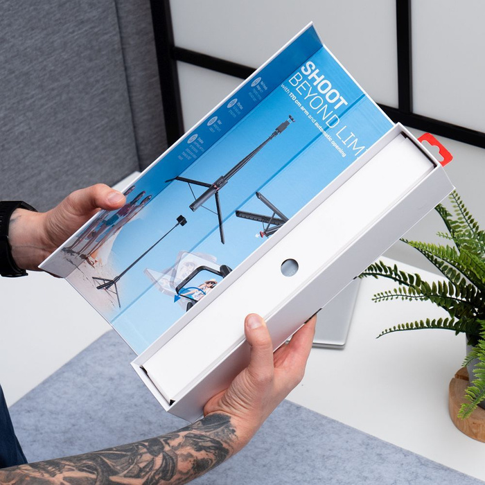 Selfie stick Forcell F-Grip F170XL tripod automatyczny z pilotem bezprzewodowym czarny