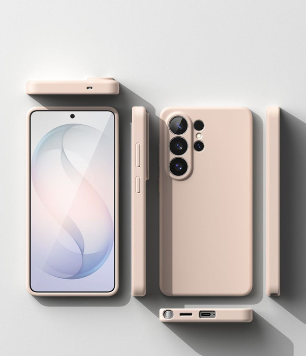 RINGKE SILICONE MAGNETIC MAGSAFE GALAXY S26 ULTRA PINK SAND