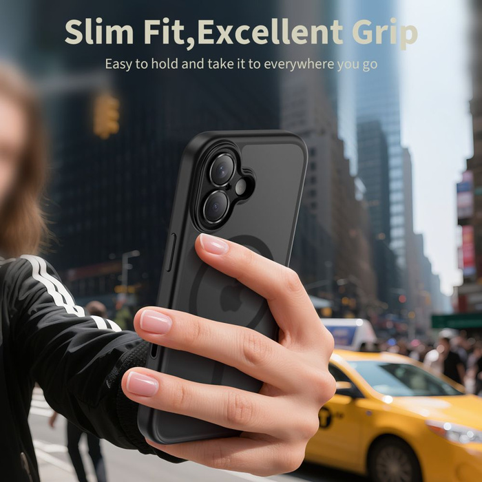 TECH-PROTECT MAGPEAK MAGSAFE CC IPHONE 17 MATTE BLACK