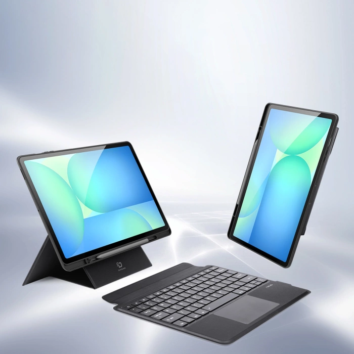 Etui z klawiaturą Dux Ducis (DK series) na Samsung Tab S10 FE+ (Plus) - czarne