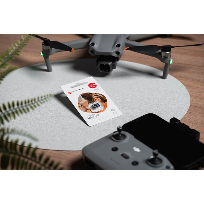 Karta microSD 128GB U3 class 10 Forcell F-Data czerwona