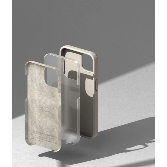 ETUI RINGKE SILICONE IPHONE 14 PLUS STONE