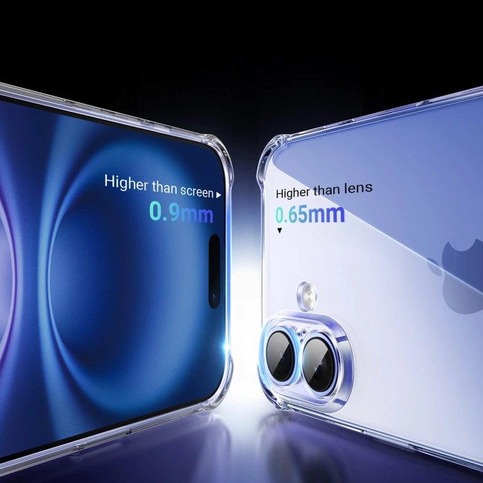 Etui Ugreen Bright Cushion iPhone 16 Plus (przezroczyste)