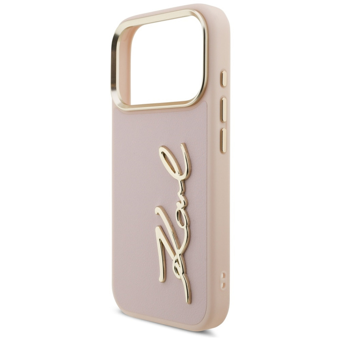 Etui Karl Lagerfeld Karl Script Logo do  iPhone 17 Pro różowy