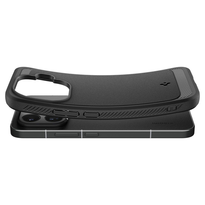 ETUI SPIGEN XIAOMI 15T PRO RUGGED ARMOR MATTE BLACK