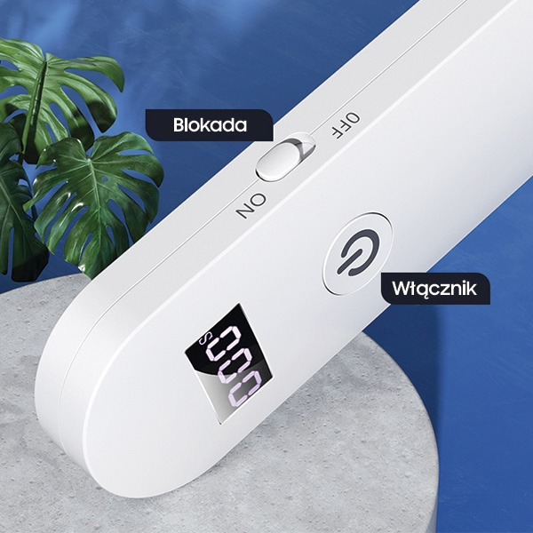 Lampa Dezynfekująca USAMS Mini UV-C Ręczna Biały