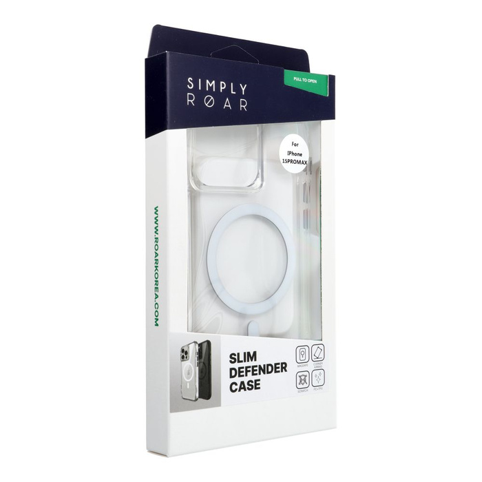 ROAR futerał SLIM DEFENDER kompatybilny z MagSafe do IPHONE 15 Pro Max transparentny