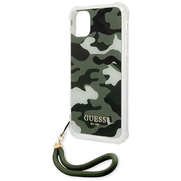 Etui GUESS Apple iPhone 11 Camo Collection Khaki Hardcase CASE