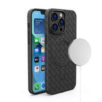 Etui Plecione etui MagSafe Woven Case do iPhone 15 Pro Max - czarne Case