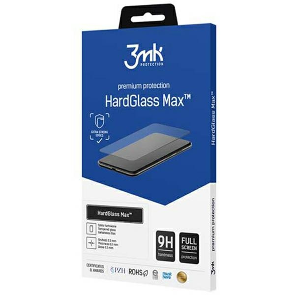3MK HardGlass Max Samsung Galaxy S24 S921 czarny/black, Fullscreen Glass
