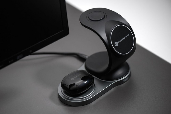 Słuchawki bezprzewodowe douszne Forcell F-Audio Clear Sound TWS czarne