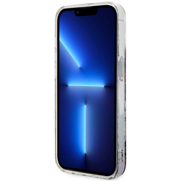 Etui Guess GUHMP14LHCFWSP iPhone 14 Pro 6.1" różowy/pink hardcase Flower MagSafe Case