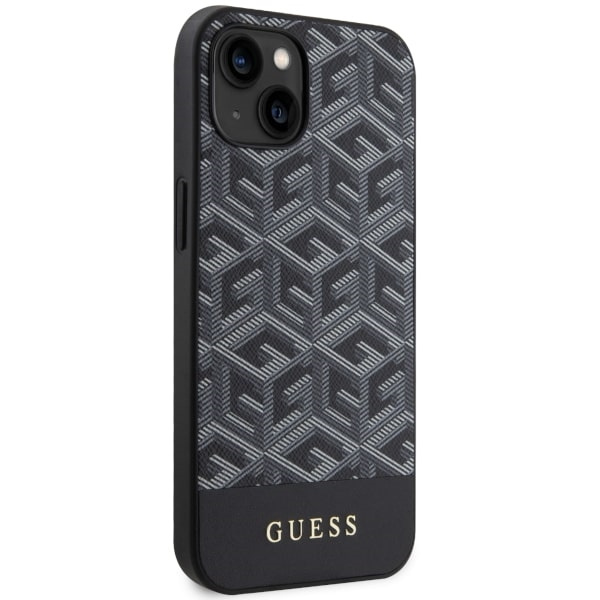 Etui Guess GUHMP14MHGCFSEK iPhone 14 Plus 6.7" czarny/black hardcase GCube Stripes MagSafe Case
