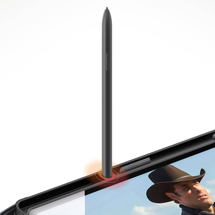 DUX DUCIS Domo składany pokrowiec etui na tablet z funkcją Smart Sleep podstawka Samsung Galaxy Tab S8 Ultra czarny