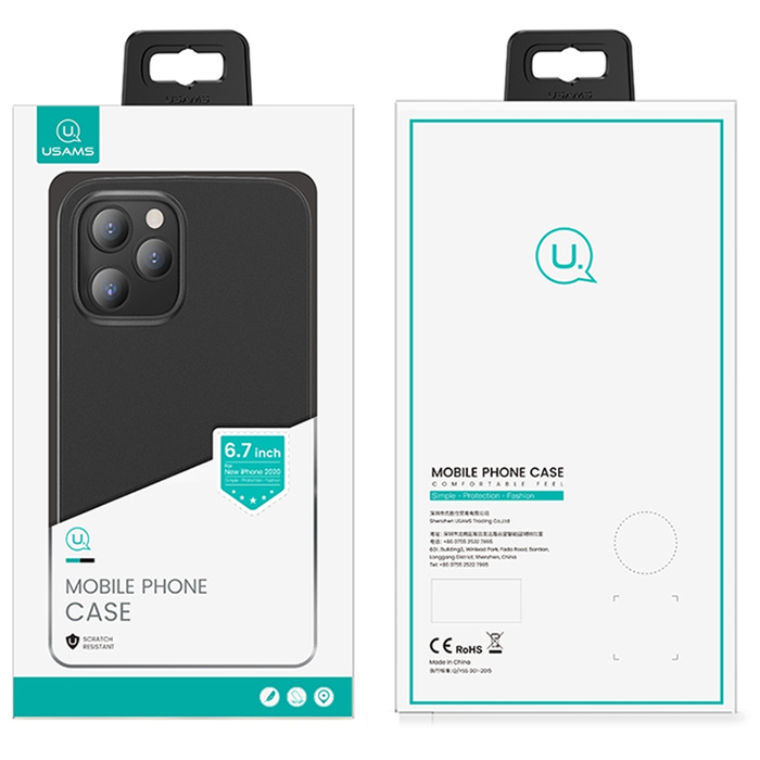 Etui USAMS Apple iPhone 12 Mini 5,4 Gentle IP12QR03 US-BH608 Zielony Case