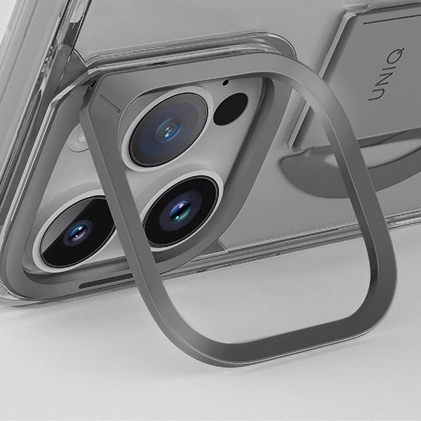 Etui UNIQ Heldro Max iPhone 16 Pro 6.3" Magclick Charging przezroczysty/clear lucent