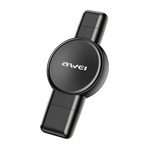 AWEI ład. do zegarka Apple/Samsung Watch W26 czarny/black