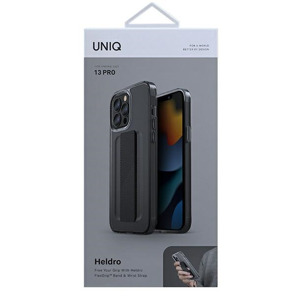 UNIQ etui Heldro iPhone 13 Pro / 13 6,1" dymny/smoke