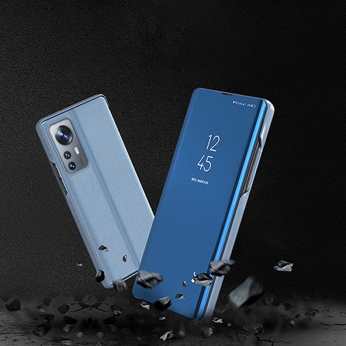 Clear View Case etui Xiaomi 12 Lite pokrowiec z klapką niebieskie
