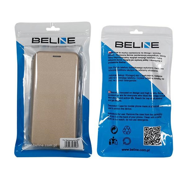 Beline Etui Book Magnetic Samsung A21sA217 złoty/gold