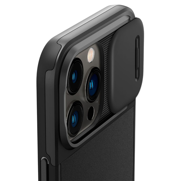 Etui Spigen iPhone 14 Pro Optik Armor Mag Magsafe Black