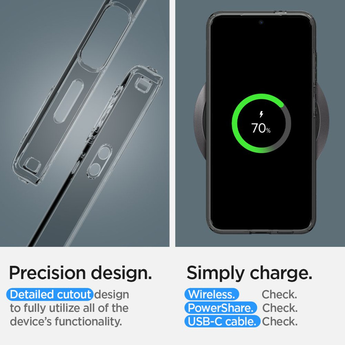 Etui Spigen Liquid Crystal Samsung Galaxy S24+ Plus Space Crystal Case