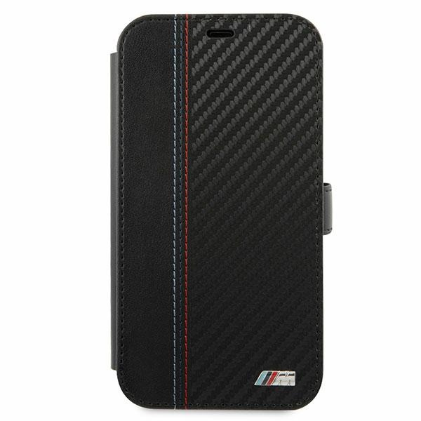 Etui BMW Apple iPhone 12 Mini M Collection PU Carbon Stripe Czarny Case