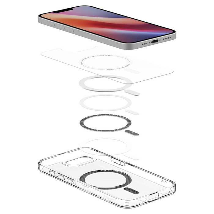 ETUI SPIGEN IPHONE 16E ULTRA HYBRID MAG MAGSAFE CARBON FIBER