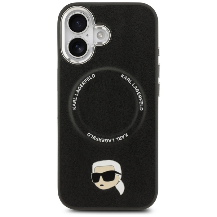 Etui Karl Lagerfeld Karl Pin MagSafe do  iPhone 17 czarny