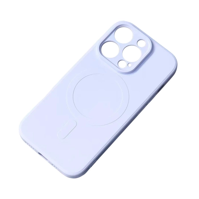 Etui Silicone Case z MagSafe na Samsung Galaxy S25 Edge - jasnoniebieskie