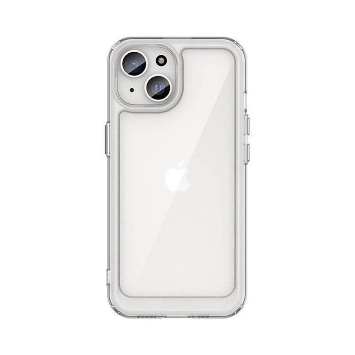 Etui Wzmocnione etui z elastyczną ramką do iPhone 15 Outer Space - przezroczyste Case