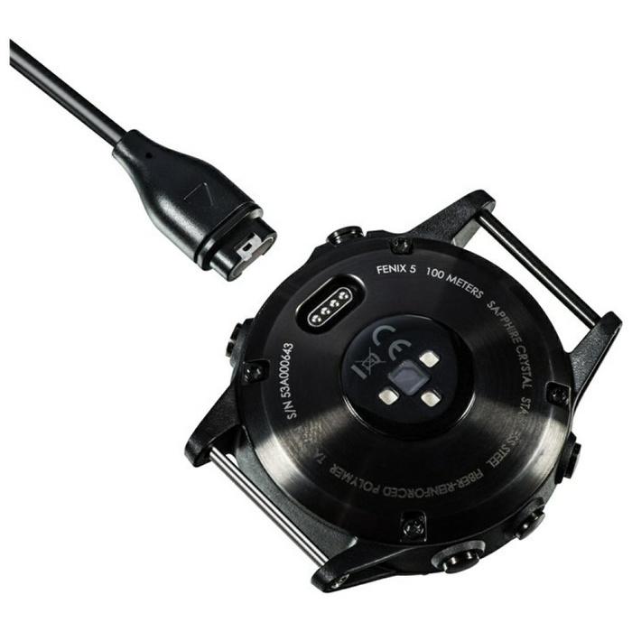 Kabel USB-A Beline do ładowania zegarków Garmin 1m czarny