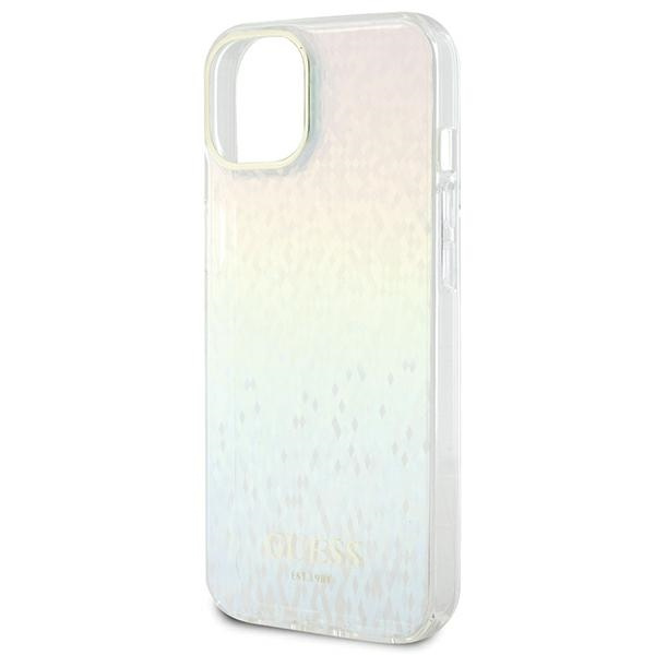 Etui Guess GUHCP12MHDECMI iPhone 12/12 Pro 6.1" wielokolorowy hardcase IML Faceted Mirror Disco Iridescent Case