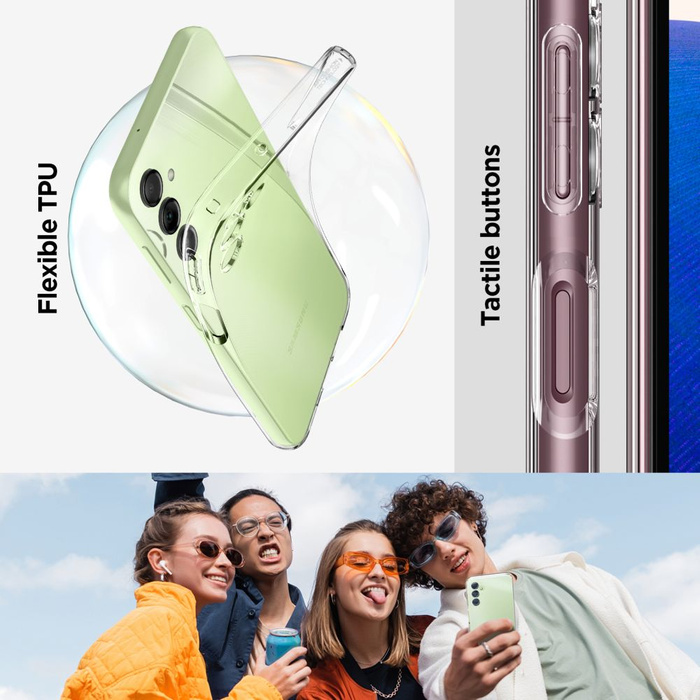 Etui Spigen Liquid Crystal Galaxy A14 5G Crystal Clear Case