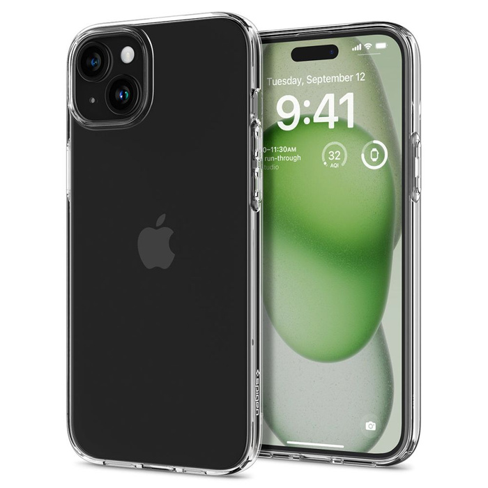 Etui Spigen Liquid Crystal iPhone 15 Plus Crystal Clear Case