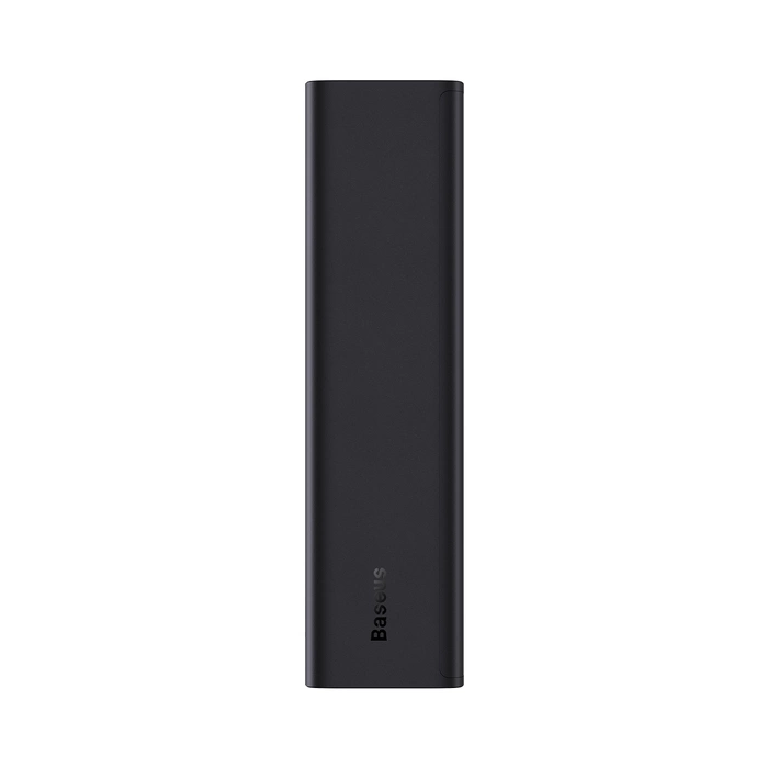 Baseus Adaman2 powerbank z wyświetlaczem cyfrowym 20000mAh 30W 2 x USB / 1x USB Typ C Power Delivery Quick Charge SCP, Oppo Super VOOC czarny (PPAD050101)