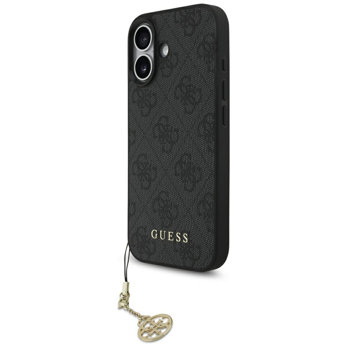 Etui Guess 4G Charms Collection MagSafe  do iPhone 17 czarny