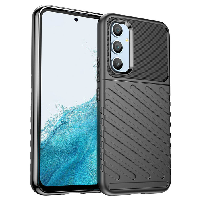 Etui Thunder Case etui do Samsung Galaxy A54 5G silikonowy pancerny pokrowiec czarne Case