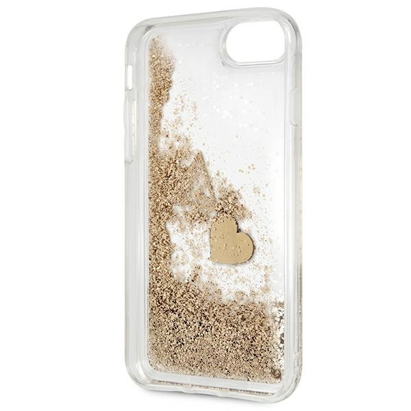 Etui GUESS Apple iPhone 7 8 SE 2020 SE 2022 Glitter Charms Złoty Hardcase