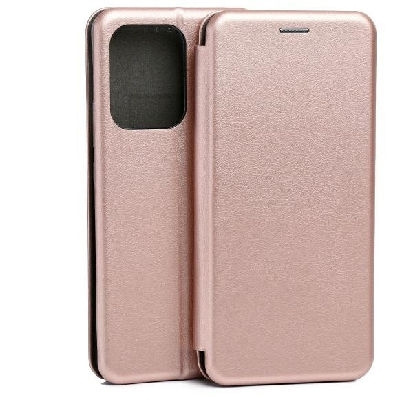 Etui Beline Book Magnetic do Samsung A07 różowo-złoty